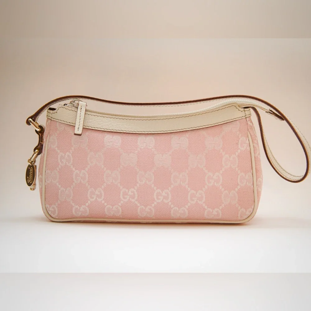 Gucci Pink Cowboy Boot Charm Pochette Bag - Picture 4 of 13